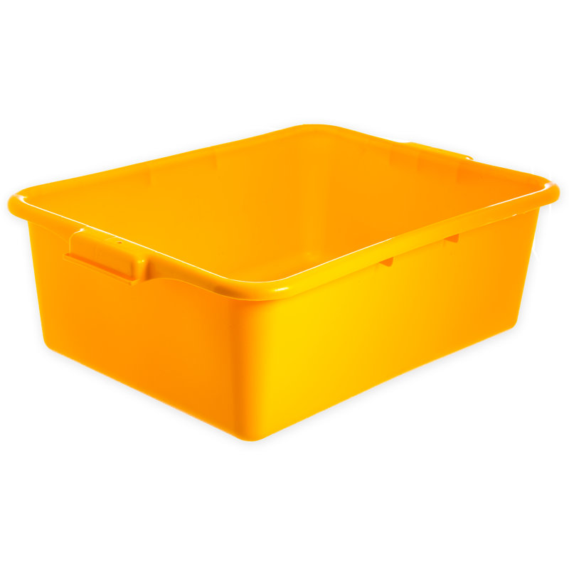 Boîte fourre-tout Comfort Curve ™, Jaune, H 7 po x l 15 po x P 20 po
