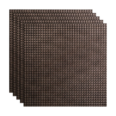 Panneau de plafond carré décoratif en vinyle 2 pi x 2 pi FASÄDE