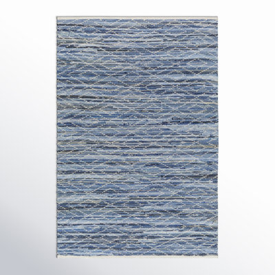 Calana Handmade Recycled P.E.T Blue, Beige, Tan Rug