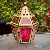 Mini Hex Glass Tealight Lantern