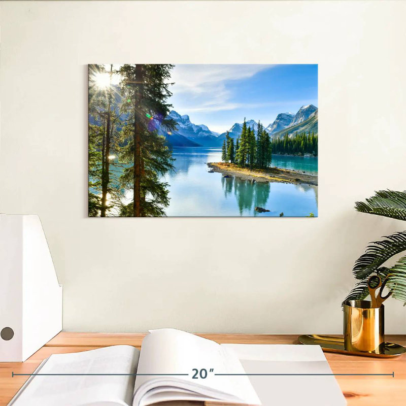 Alvord Sunny Maligne Lake, H 8 po x l 12 po