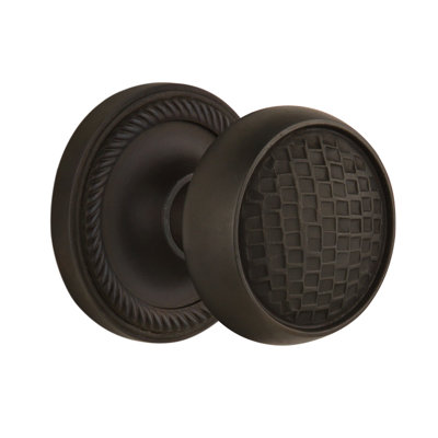 Rope Rosette with Craftsman Door Knob