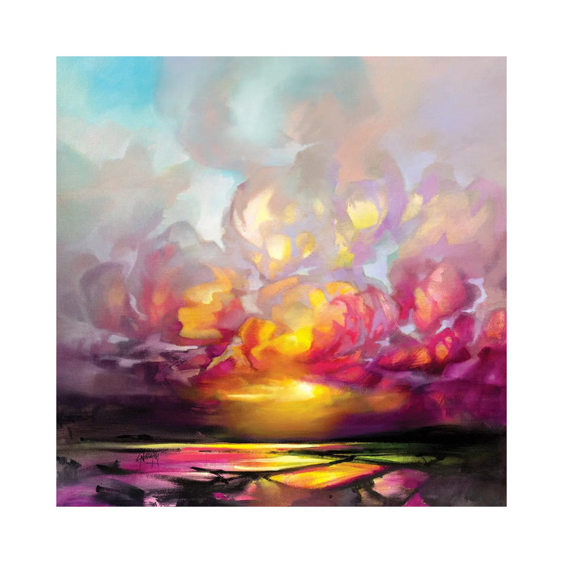 First Light On Loch Carron by Scott Naismith - Wrapped Canvas Print, 93.98 cm H x 93.98 cm W