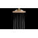 Oak HydroMersion Single Handle Shower Trim Kit