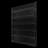 6 Tiers Nail Polish Display Storage Racks Wall Mounted  Rectangular Acrylic Display Rack
