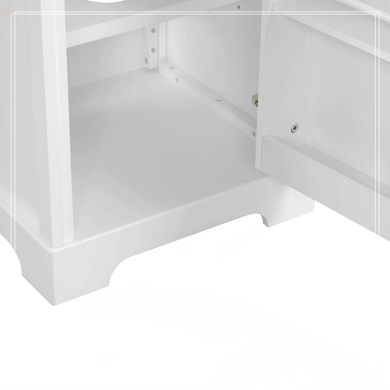Meuble-lavabo de 20 po avec lavabo, Blanc