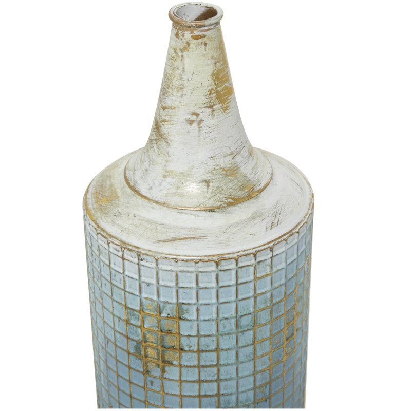 Grand vase décoratif en métal Armeta