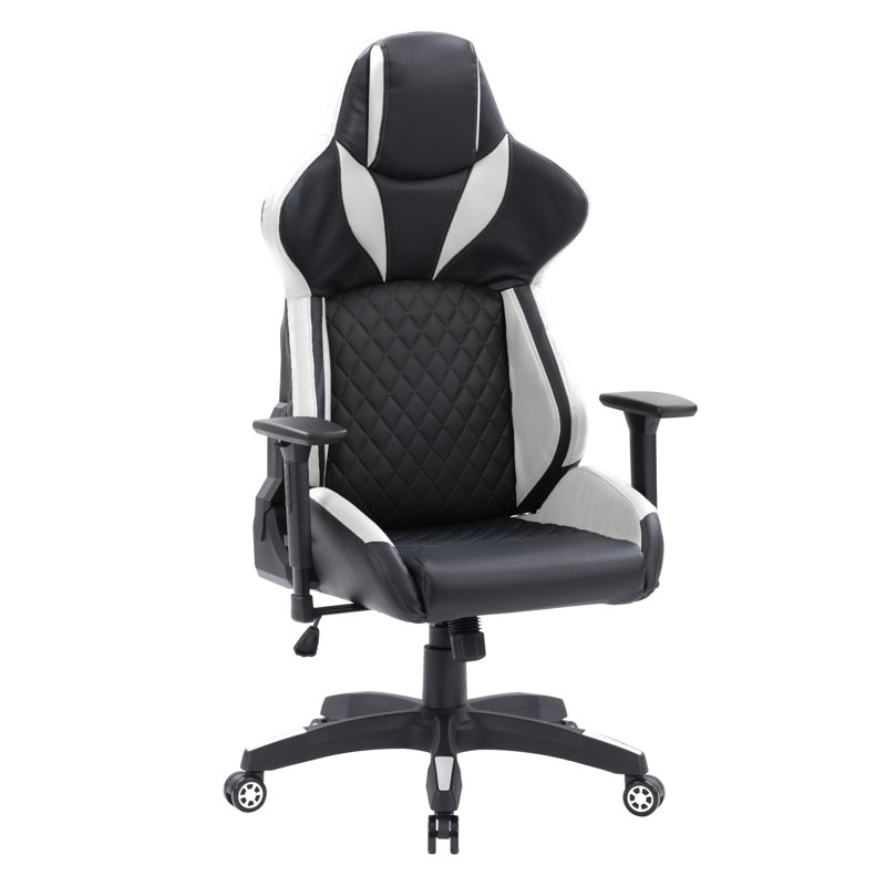 PC et chaise de course, Noir / blanc