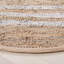 Tapis blanc / beige en cuir / coton tissé à la main Riem-331116001