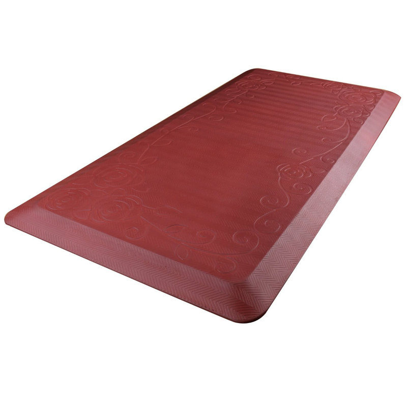 Tapis de cuisine Behne, Rose rouge