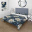 Midnight Mirage Moody Patterns - Floral Duvet Cover Set-548227260