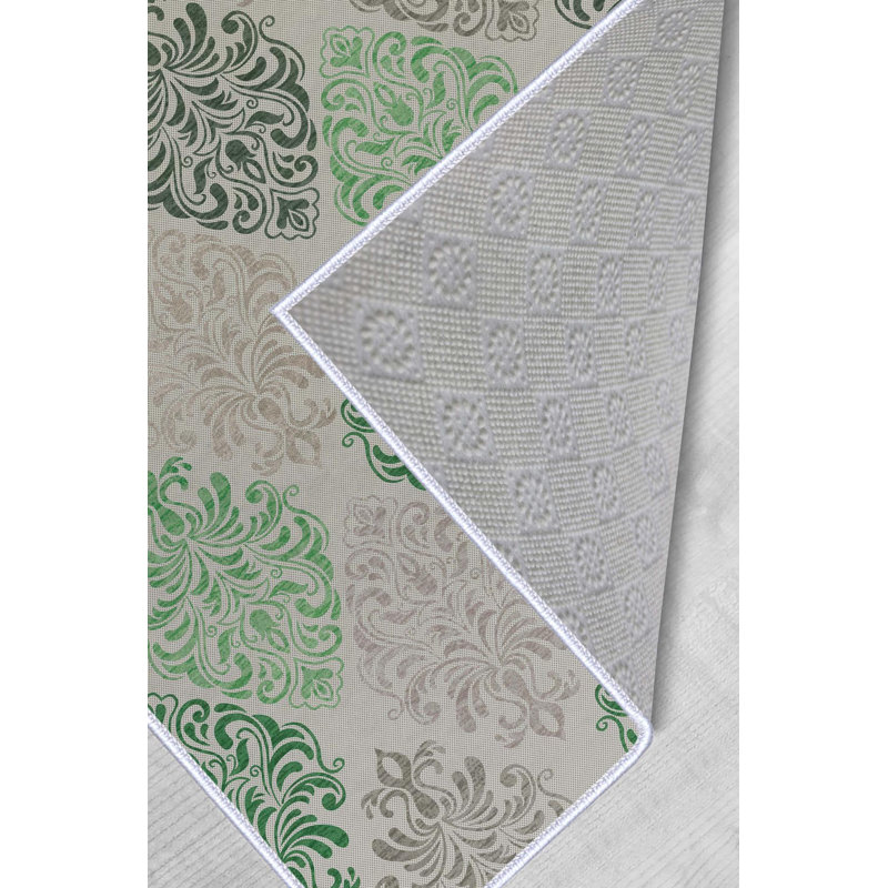 Luxurious Woven Carpet, 2.6 x 4.0 ft | 100% Polyester, 650 g/m², 8 mm Pile Height | Antibacterial, Non-Slip Underside | Machine Washable & Easy Care | Perfect for Home Decor, Living Room & Bedroom