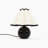 Blair 10 in. LED Mid-Century Table Lamp With Black Marble Round Base