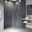 Paroi de douche fixe sans cadre de l 34 po x H 74 po avec verre de 3/8 po Zenith-28331394