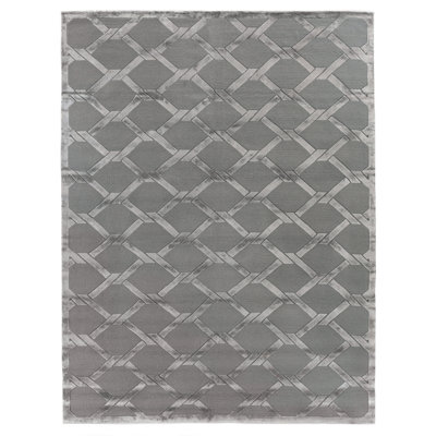 Metro Velvet Geometric Indoor Rug