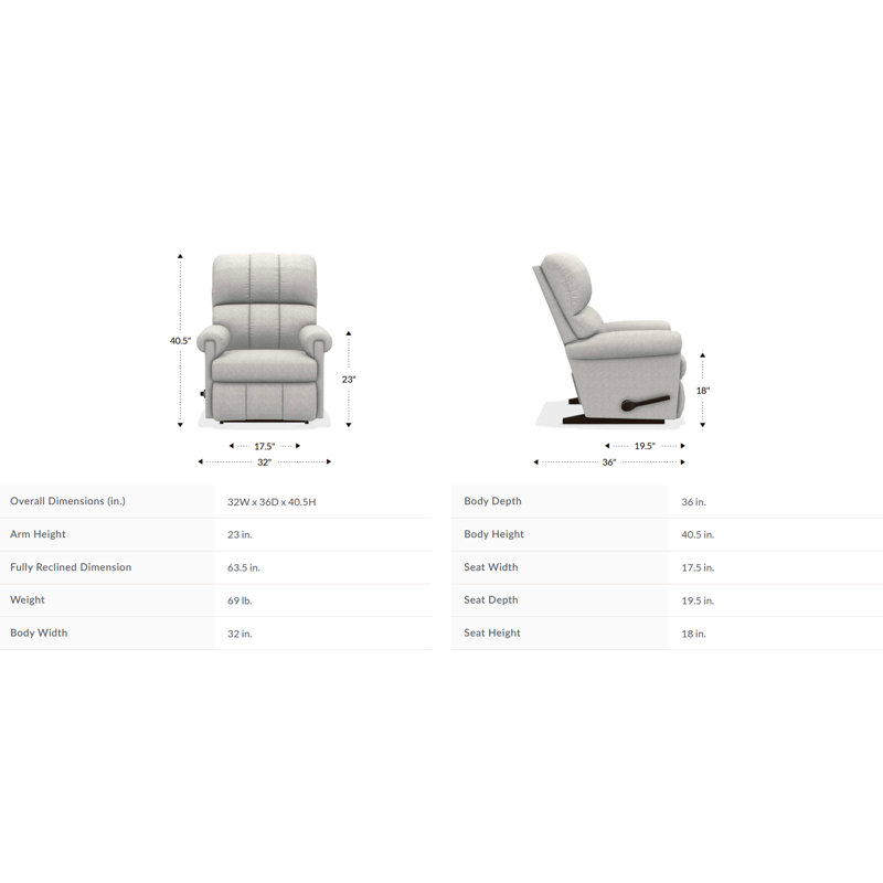 Vail Manual Wall Recliner