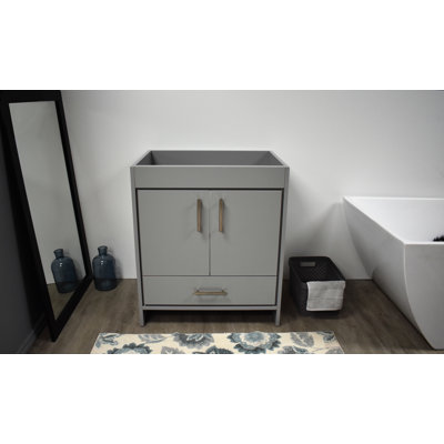 Capri 24 in. W x 22 in. D x 34 in. H Single Sink Bath Vanity Cabinet without Top