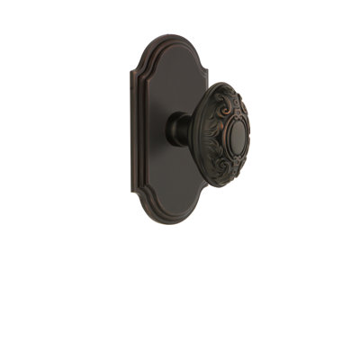 Plaque d'intimité grandeur avec bouton de porte Grande Victorian