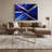Hard Edge 39 Blue Canvas Wall Art-581250414