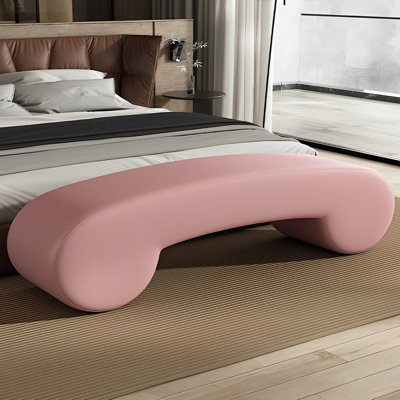 Banc rembourré en cuir Tierone Match