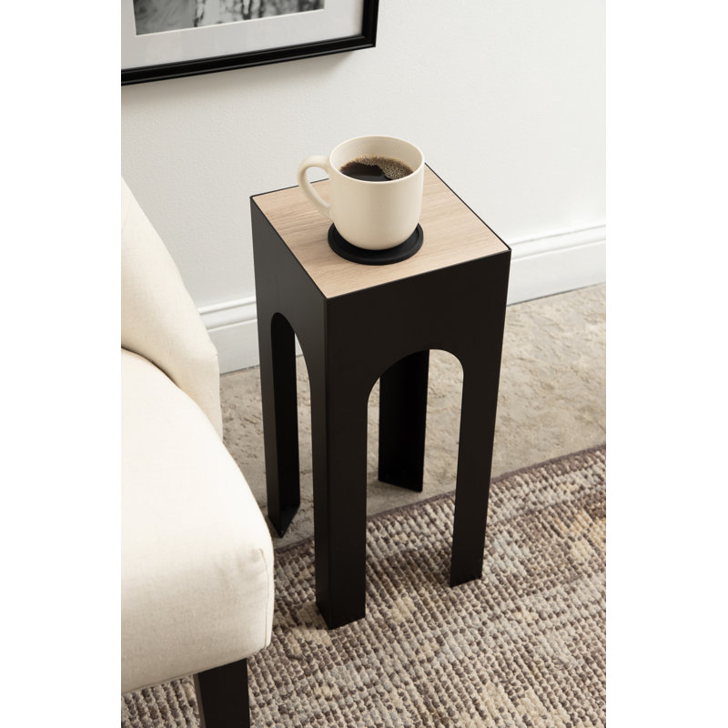 Square Drink Table for Use as Plant Stand