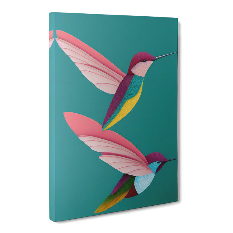 Sareen Hummingbird Vol.2 - Wrapped Canvas, 50cm H x 35cm W x 3cm D