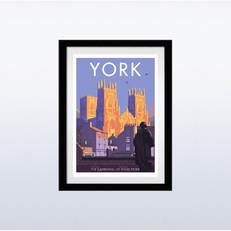 Stephen Millership - Print, 43.5cm H x 33.5cm W x 2.2cm D, Black