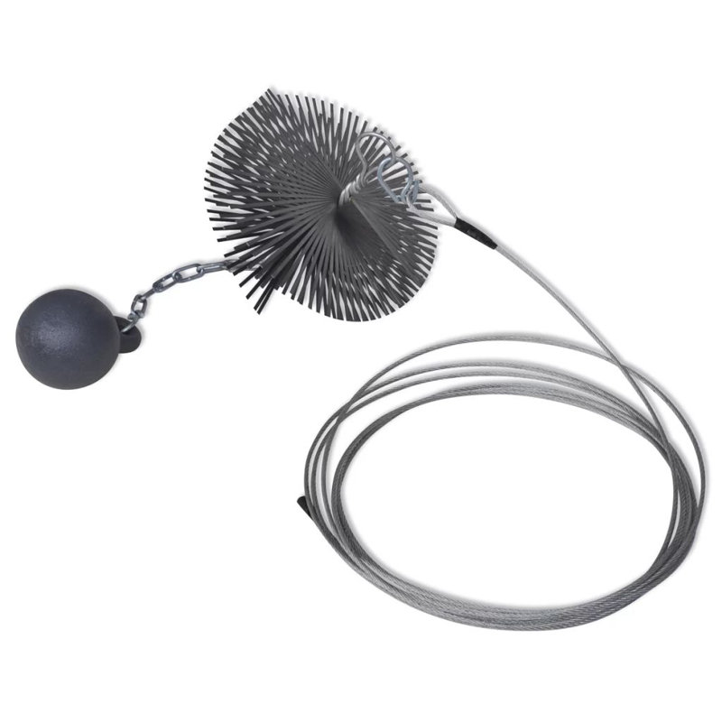 Josey Round Chimney Cleaning Brush, 5.91cm H x 5.91cm W x 15cm D