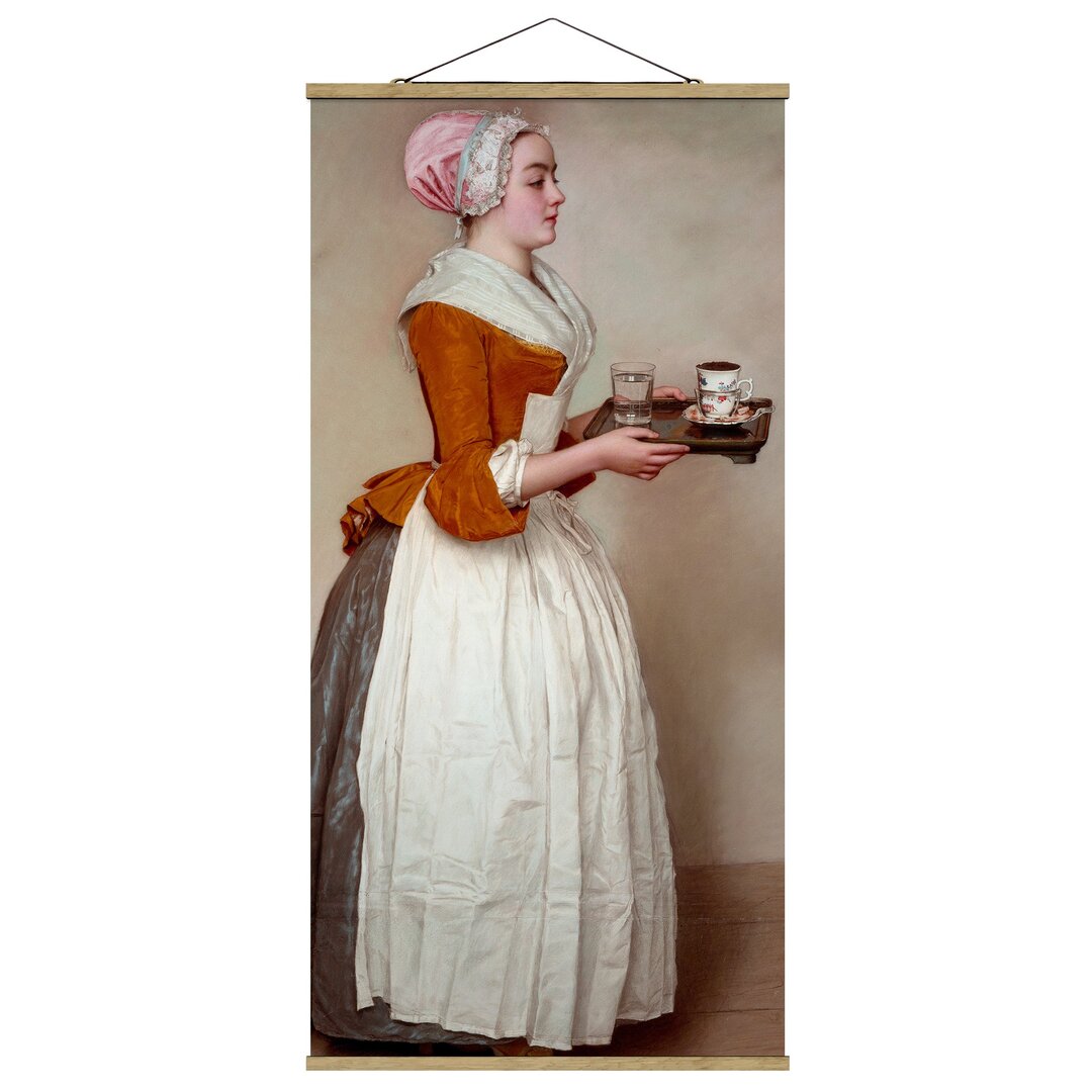 Stoffbild The Chocolate Girl von Jean Etienne Liotard