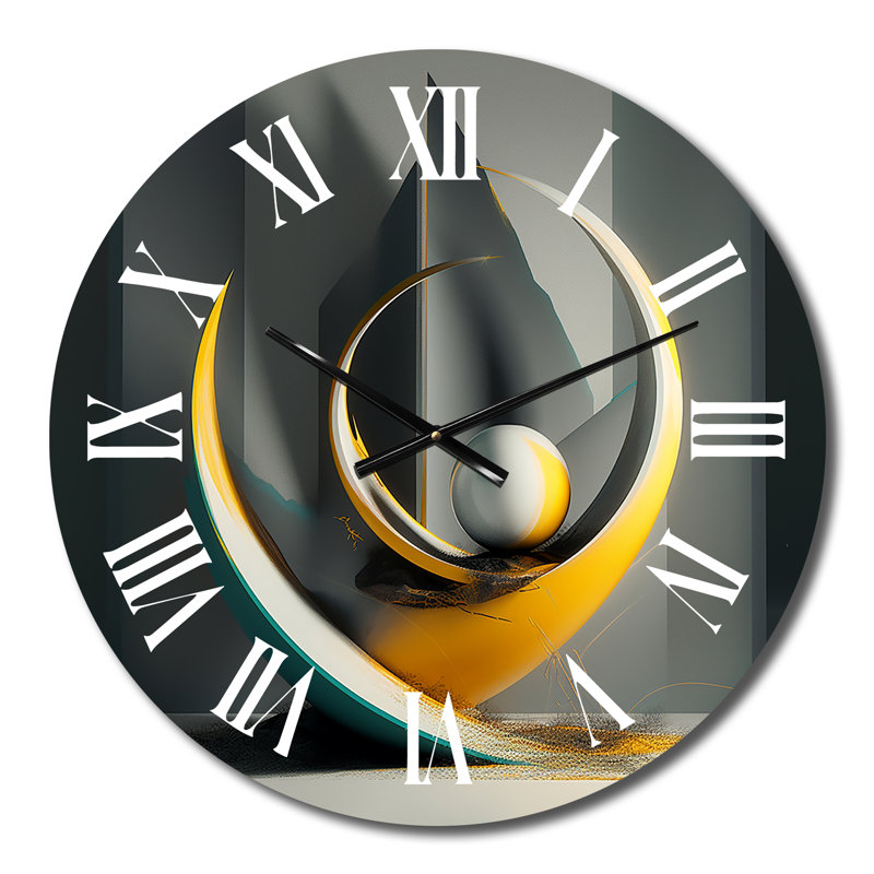 Horloge murale Visionary Dance Of God 3D Wave Sphere III, Petit