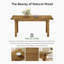 63" Solid Wood Dining Table