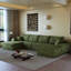 Canapé modulaire en forme de U de 135 po avec 1 canapé de confort contemporain pour le salon, assise profonde, sans assemblage, revêtement en velours côtelé, 5 sièges, rembourrage en mousse, velours côtelé, rembourré-914635517-914635518