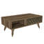 Table basse à 4 pieds avec rangement