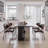 Modern Rectangular Rock Slab Dining Table Sets-107426893