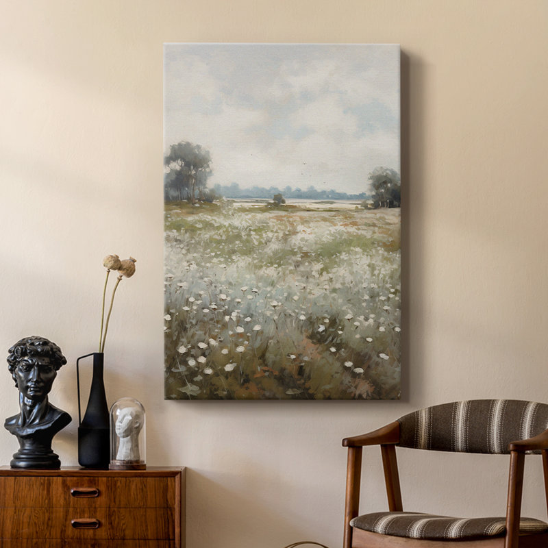 Paysage rétro XXXI - galerie Cavas sur mesure, H 48 po x l 32 po