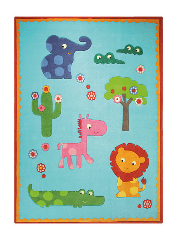 Zoo Floral Area Rug, 120 x 180cm