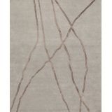 Vaheed Ta-2 Hand Knotted Area Rug in Light Gray/Brown