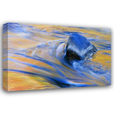 Delisle, Gilles Gallery Canvas Art: Canada, Quebec Autumn along Riviere du Nord (66_CN10 BJY0021)