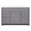 Meuble-lavabo simple avec plateau Nimay 48,5 po
