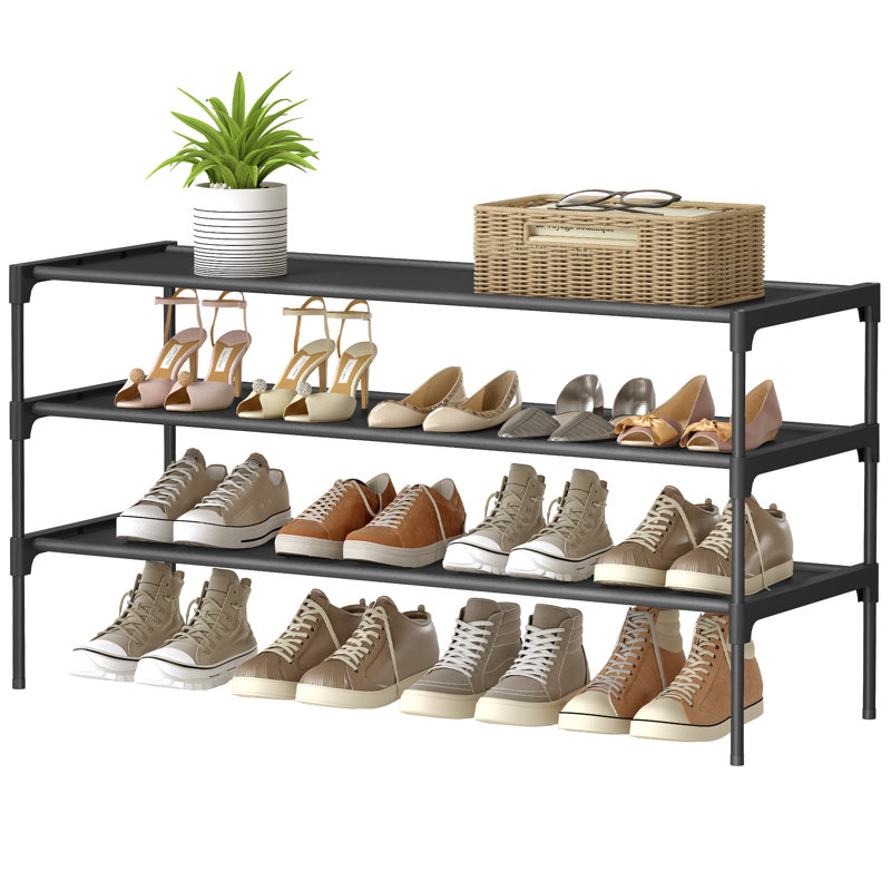 15 Pair Stackable Shoe Rack
