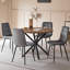 50cm H Velvet Upholstered Metal Side Chair-605910184-637139282