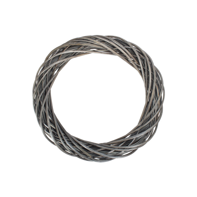 Wicker Ring Shaped Wreath, 8cm H x 49cm W x 49cm D