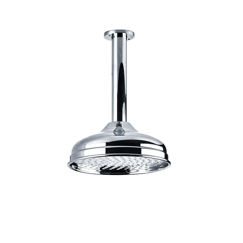 Classic Rain Shower Head, Polished Chrome