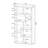 Rectangular 10-Shelf Bookcase In Weathered Grey