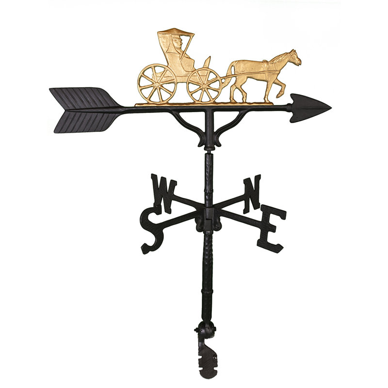 Country Doctor Weathervane, Gold