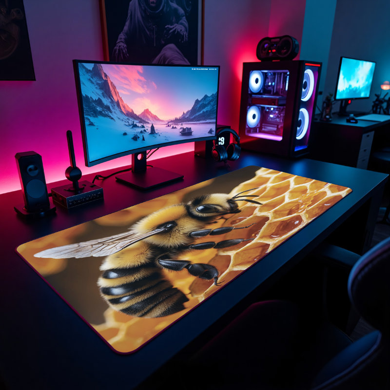 Polyester Desk Pad, 23.6x13.8