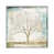 White Floater Framed