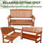 Manufactured Wood Wood Outdoor Bench
