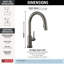 Trinsic Touch2O Kitchen Sink Faucet with Touchless Technology-95125880