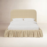 Mina Ruffle Platform Bed